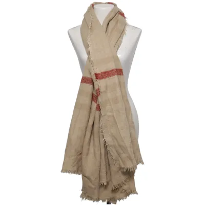 Scarf (Beige, Red) from Zara Accessories