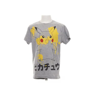 T-shirt (Grijs, Geel, Meerkleurig) van Pokémon Katoen, Polyester