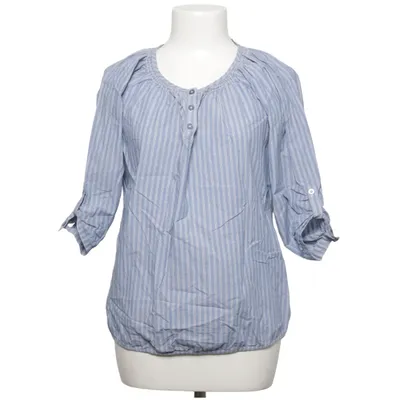 Blouse (Blue, White) from Modern Essentials Cotton