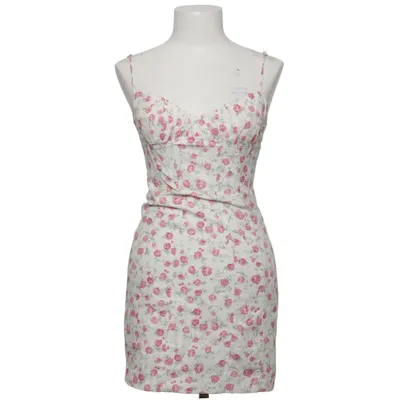 Jurk (Wit, Roze, Groen) van Zara Katoen