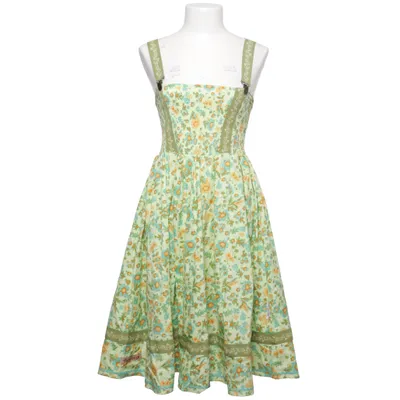 Dirndl (Grön, Flerfärgad) från Blutsgeschwister Bomull