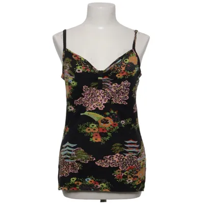 Tanktop  (Sort, Flerfarvet) fra King Louie Elastan, Viscose