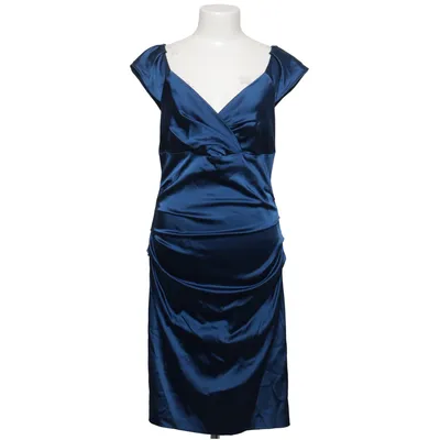 Evening gown (Blue) from Mariposa Acetate, Elastane, Polyamide, Polyester