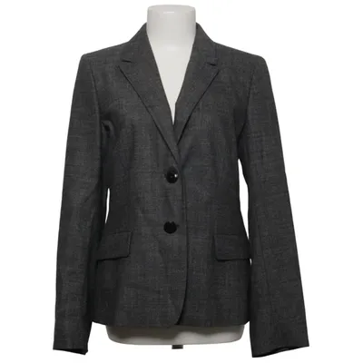 Blazer (Gray) from MaxMara Studio Cupro, Elastane, Viscose, Wool