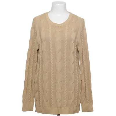 Sweater (Beige) fra Polo Ralph Lauren Bomuld, Læder