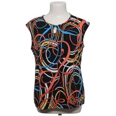 Top (Black, Multicolored) from Kim & Co Elastane, Polyester