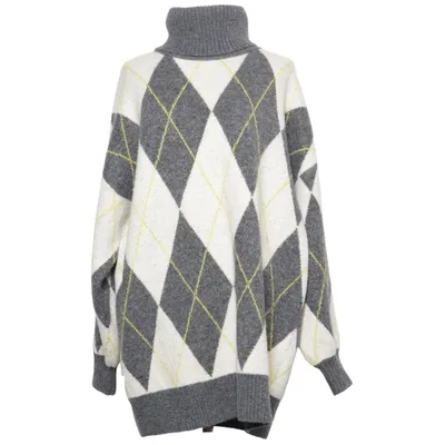 Turtleneck (Grå, Flerfarvet) fra Pringle of Scotland x H&M Akryl, Elastan, Polyester, Uld