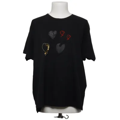 T-shirt (Sort) fra Queentex Bomuld