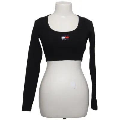 Crop top (Black) from Tommy Hilfiger Jeans Cotton, Elastane