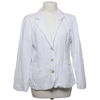 Blazer (White) from Stylewe Cotton, Linen