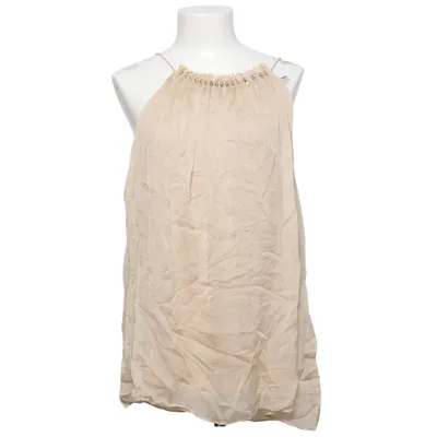 Top (Beige) van Hallhuber Elastaan, Zijde, Viscose