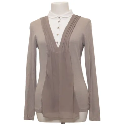 Blouse (S06957J00) van Peserico Katoen, Elastaan