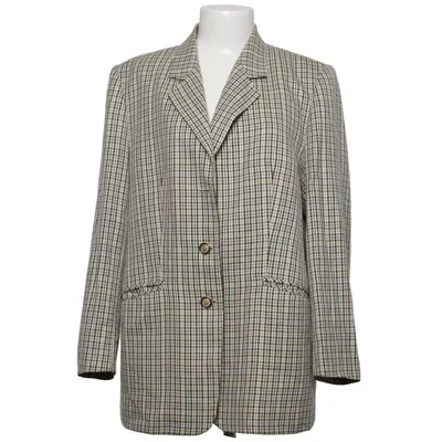 Blazer (Beige, Zwart) van Delmod Polyester, Viscose, Wol
