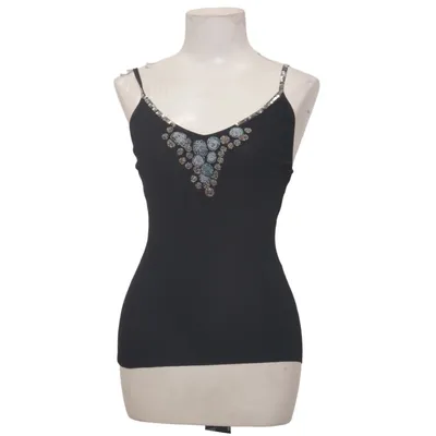Tanktop  (Sort) fra Camaïeu Polyamid, Viscose