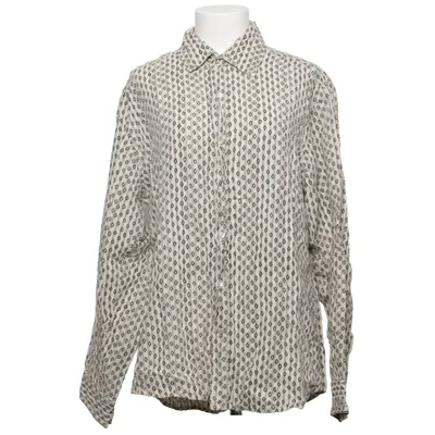 Skjorte (Beige, Sort) fra Fabindia
