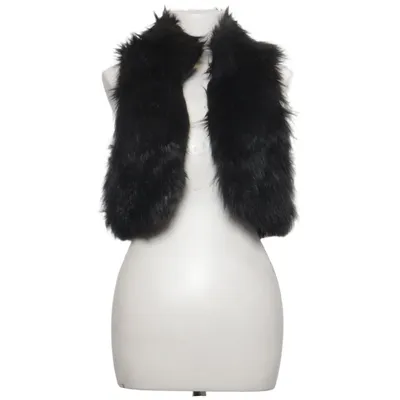 Vest (Black) from Blind Date Casual Faux fur