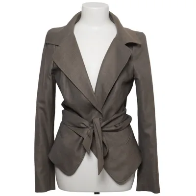 Kavaj (Grå) från MaxMara Acetat, Elastan, Polyester, Silke, Ull