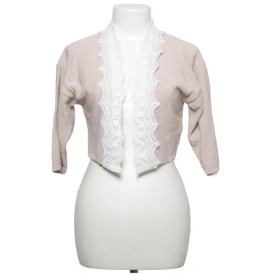 Bolero (Beige, Vit) från Naf Naf Akryl, Metallfiber, Viskos