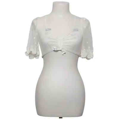 Dirndl blouse (White) from Limberry Polyester