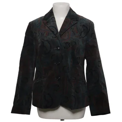 Blazer (Blue, Multicolored) from Peter Hahn Cotton, Elastane