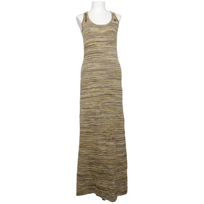 Maxikjole (Beige, Brun) fra WE Bomuld