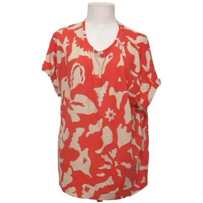 T-shirt (Rood, Beige) van Gina Benotti Elastaan, Polyester, Viscose