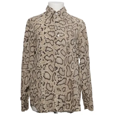 Blus (Beige, Svart, Flerfärgad) från Equipment Silke