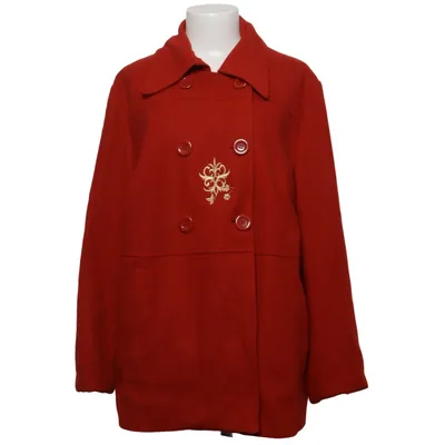 Jas (Rood) van WOB Polyester, Viscose, Wol
