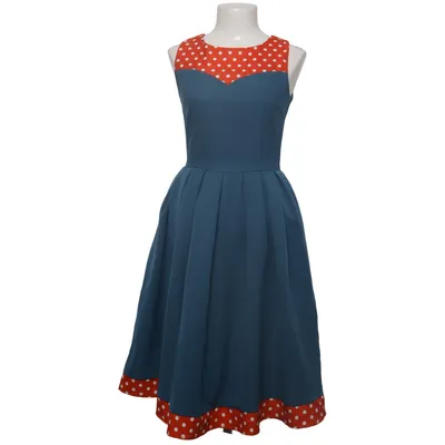 Kleid (Blau, Rot, Weiß) von Dolly and Dotty Elasthan, Polyester
