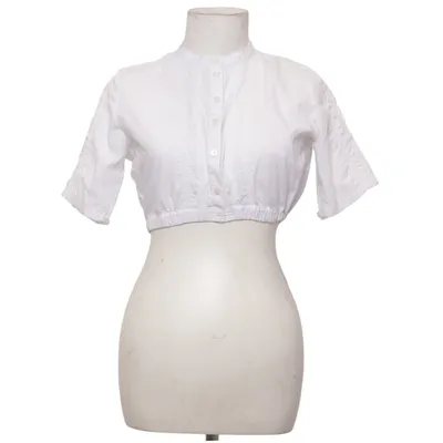 Dirndlbluse (Hvid) fra Alpentrachten Bomuld, Polyester