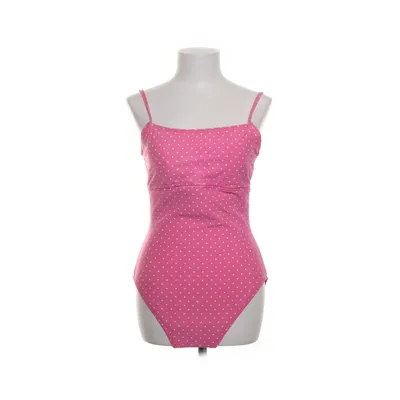 Baddräkt (Rosa, Vit) från Lands' End Elastan, Nylon