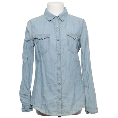 Denim shirt (Blue) from Zara Z1975 Denim Cotton, Linen