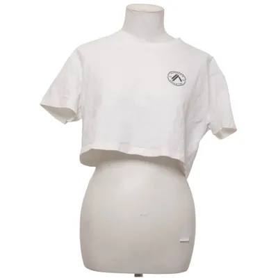 Crop top (Wit) van Alphalete Athletics Katoen, Elastaan