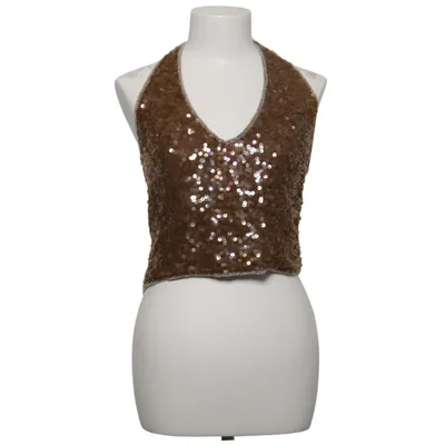 Halterneck top (Brun) fra Vero Moda Polyester