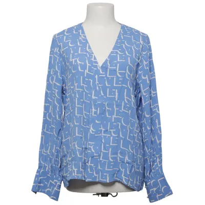 Blouse (Blue, White) from Lieblingsstück
