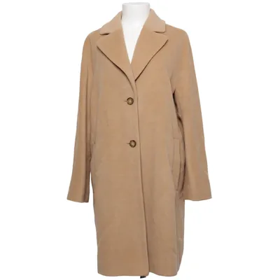 Frakke (Beige) fra Marc Cain Acetat, Polyamid, Polyester, Viscose, Uld