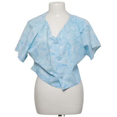 Chemise à manches courtes (Bleu, Blanc) de EB