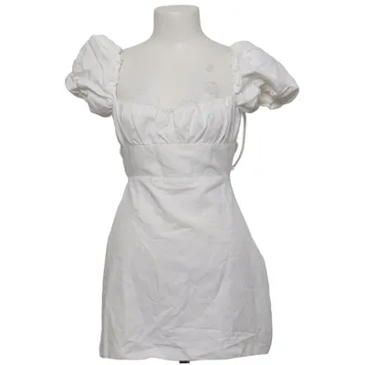 Robe (Blanc) de Zara Coton, Polyester