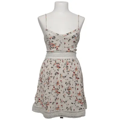 Dress (White, Multicolored) from Abercrombie & Fitch Cotton