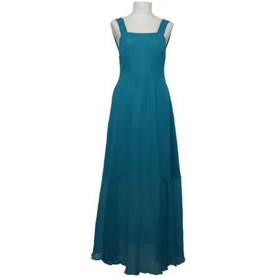 Maxi jurk (Blauw) Polyester, Zijde