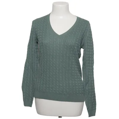 Pullover (Grøn) fra Massimo Dutti Bomuld, Viscose