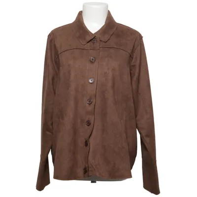 Jacket (Brown) from Zhenzi Elastane, Polyester