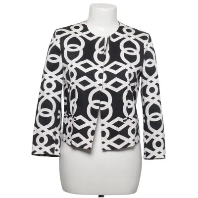 Jacka (Svart, Vit) från Stile Benetton Acetat, Bomull, Elastan, Viskos