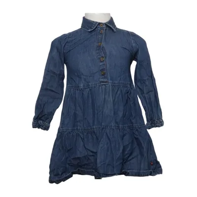Denim jurk (Blauw) van Creole Organisch katoen