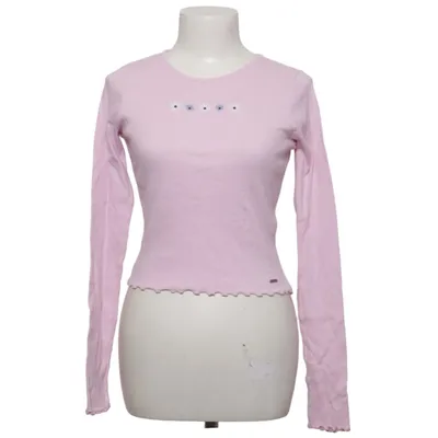 Langærmet t-shirt (Baby Tee) fra Hollister Bomuld, Elastan