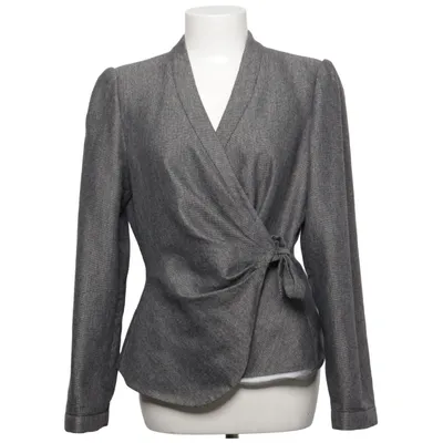 Wikkelvest (Grijs) van Armani Collezioni Elastaan, Polyester, Wol