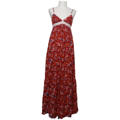 Maxikleid (Rot, Mehrfarbig) von Springfield Viskose