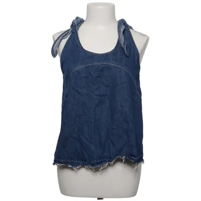Crop Top (Blau) von Bimba y Lola Baumwolle, Lyocell