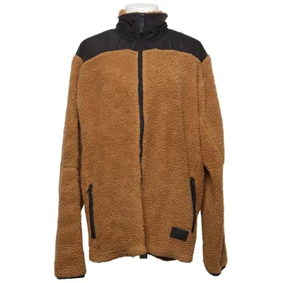 Fleece jacket (Brown, Black) from True North Polyester