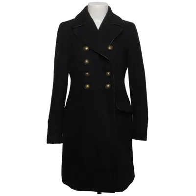 Coat (Black) from F&F Acrylic, Cotton, Polyamide, Polyester, Polyurethane, Viscose